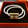 Tournis Tresse Bangles Sheepskin Bracelet Designer Cuff Bangle Counter Quality Titanium Steel Material Premium Gifts Offici8923017