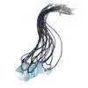 Aquamarine Pendant Crystal Necklace Irregular Raw Gemstone Healing Sea Blue Quartz Stone Wholesale In Bulk