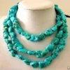 Nouveau collier irrégulier turquoise 1014 mm Turquie 3203903950 273i8937466