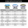 LED COB CCT/RGB/RGBW Light Strip 840LEDs/m High Density Flexible FOB COB RA90 Linear Dimmable Led Lights DC24V 12V
