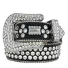 Hommes femmes BB Simon Designer Belt rétro aiguille boucle ceintures diamant édition originale