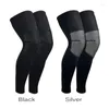膝パッド1ピースハニカムクラッシュプルーフサポートバスケットボールフットボールブレース圧縮脚スリーブランニングサイクリング安全性