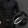 Men Belt Leather Moda Personalidade Jovens Negócios Lazer Celro de Chave de Celas de meia-idade fivela lisa A2303