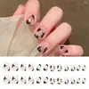 Falsas unhas de moda Padrão irregular dicas de unhas Minimalista fácil de usar