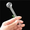 Stents de 12 cm Pyrex Glass Oil Burner Pipe Clear Color quality pipes transparent Great Tube tubes Nail tips