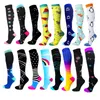 Chaussettes pour hommes Compression pour les varices Femmes Funny Animal Cute Prints Unisex Outdoor Running Cycling Nurses