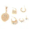Orecchini pendenti goccia accessori gotici lunghi regalo per le donne grandi cerchi croce gioielli lotto piercing polsino dell'orecchio moda coreana
