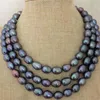 Jewelryr Pearl Necklace Noble Jewelry淡水豪華な1113mmバロックピーコックグリーンパールネックレス48inch 287e9917987