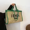 Handbag Clearance Wholesale High Sense Portable Large Capacity Woven Bag Women's 2023 New Summer Shoulder Straw Texture Tote