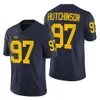 Calcio Calcio Wolverines Maglie Michigan Jersey NCAA College Aidan Hutchinson Tom Brady Charles Woodson Cade McNamara Blake Corum McCar