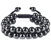 Strand 8mm Tiger Eye Lava Rock Stone Mens Macrame Adjustable Bracelets 2023 Fashion Essential Oil Diffuser Braided Rope Jewelry