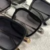En DITA Flight 006 Stark vintage solglasögon Guldpläterad designer solglasögon för männas berömda fashionabla retrovarumärkesglasögon med originalbox