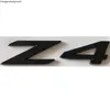 Chrome Gloss Black Letters Trunk Emblems Z 4 Number Shiny Black Emblem Badge for BMW Z4 h j y i190V7960668