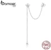 925 Sterling Silver Simple Dreamy Moon Stars Stud Earrings for Women ear Jewelry earring BSE431 2106184105899