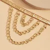 Guld Anklets for Women Fashion Jewelry Böhmen Style Female Tassel Foot Chain Silver Color