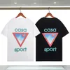 Fashion T Shirt Men Women Designers T-shirts Tees Apparel Tops Man S Casual Chest Letter Luxury Clothing Street Shorts Sleeve Clothes Casablanc Tshirts