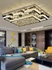 Modern Chandeliers ceiling lights living room luxury silver ceiling light bedroom led crystal Lamps dining crystals Fixtures kitchen