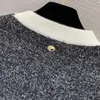 Frauen Pullover Designer Marke Gleichen Stil 2023 Neue Frühjahr o Hals Langarm Drucken High-End-Jacquard Pullover Pullover FORI