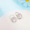 Authentic 925 Sterling Silver Family Always Encircled Hoop Earrings luxury for Women 2022 New Mother's day Girls Fit Fashion Jewelry Brincos 291156C012156971