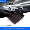 Для Honda Accord 2014-2017 LHD Car Center Center Console Console Arrest Herese Box Covers Operior Coremer Auto Accessories223W
