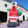 Gratis fartyg utomhusaktiviteter 2022 jätte uppblåsbara jultomten med presentpåse marktecknad film till jul