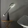 Bordslampor nordisk kreativ justerbar lampa modern minimalistisk vardagsrum studera sovrummet marmorjärn järn