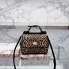 مصمم مصمم جلدي ليوبارد كيس كتف كيس جودة Crossbody للنساء Classic Brand Handbag 220320