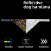 Abbigliamento per cani Bandana riflettente per animali domestici Sciarpa ad alta visibilità Fazzoletto da collo colorato di sicurezza per cani Gatti Coleira Cachorro Mascotas Perro Cani