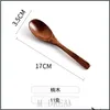 Spoons 7 Sizes Phoebe Spoons Wood Spoon For Eating Mixing Stirring Cooking Japanese Style Kitchen Tool Drop Delivery 2021 Home Garde Dh5Hj