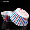 Forniture per feste 100Pcs Fodera per cupcake Piccola scatola per torte Strumenti per decorare Tazza da forno Bicchieri di carta Accessori per la cucina per uso alimentare Stampo