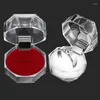 Pochettes à bijoux 1/3/5 pièces acrylique Transparent carré boîtes multilatérales affichage boîte de rangement disponible vitrine anneau boucle d'oreille organisateur