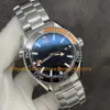 8 Style Cal.8900 Movement Watches Wristwatches Men's 43.5mm Black Dial 600M Ceramic Bezel Stainless Steel Bracelet OM Factory Mechanical Automatic Watch