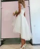 Sexy Simple Lace Plus Size Short Beach Bohemian Boh Wedding Bride Dresses Gowns Short Appliques wedding dress