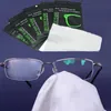 Lenskläder 50st återanvändbara antifog torkar glas premofäst antifog tyg defogger glasögon torkning förhindra dimning för 221119