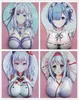 Mouse Pads Wrist Rests 2020 new version Japanese anime 3d mouse pad wristbands Cartoon Creative sexy Chest beauty T220800