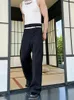 メンズスーツSyuhgfa Men Clothes2022秋の性格ソリッドカラースリムカジュアルスーツパンツオールマッチシンプルストレートズボン