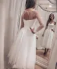 Vestido de noiva de mangas compridas de renda vestidos de festa de noiva Robe de Soiree Longue vestidos formais simples de soiree