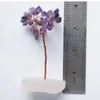 Объемный оптовый аметист чип розовый кварцевый базовый базовый хрустальный дерево жизни