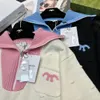 Chandards féminins nouveaux pour les femmes de luxe de luxe de luxe Channel Cardigan tricot en tricot-tricot décontracté en V Cachette en cachemire A3