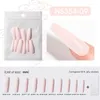 Valse nagels 10 stks nep jelly kleur acryl nagel tips druk extensie bescherming kunst schoonheid decor