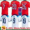 2022 Wereldbeker Engelse voetbaltrui Kane Rashford Grealish Sterling Mount Foden Saka 22 23 Kinderen Kit Men Woman National Team Sport voetbalshirt S-4XL
