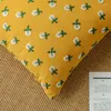 Pillow Nordic Simple Flower Embroidered Cover Three-dimensional Cut Pillowcase Cotton Decorative Covers For Sofa