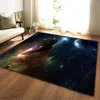 Carpets 3D Universo Planets Room de Ranco de Tapete de Meninos de Menino Tapetes de Mat de Estoto Anti-deslizamento Quarto macio