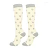 Men's Socks Compression For Varicose Veins Pregnancy Edema Nursing Leg Relief Pain Knee High Stockings EU 35-46