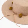 Bérets enfants automne hiver boule de laine chaîne décorative Tweed chapeau plat loisirs forme concave chaud enfant Fedoras