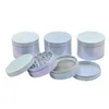 Nano-Farbverlaufsfarbe, Kräuterraucher, 4-teilige Zinklegierungsmühle, 40 mm/50 mm/55 mm/63 mm, Gewürzcracker, Tabak-Metallmühle für Zubehör