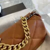 Kobiety 19 serii Lambskin Cross Body Pikowane torby Klasyczna pojedyncza klapa prawdziwa leaather z numerem seryjnym Luksusowe torebki projektantów dużych pojemności 26 cm