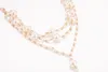 Pearl Anklets for Women Fashion Jewelry Bohemia Style Summer Beach Kvinnlig Tassel Pendant Foot Chain Gold Color 1PC