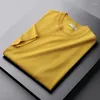 メンズTシャツTシャツニットラグジュアリー半袖ソリッドカラー非公式ビジネスファッションサマー