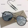DITA EPILUXURY 4 Square Okulary przeciwsłoneczne galwozowane metalowa ramka mody Luksusowa marka mężczyzn designerskie okulary przeciwsłoneczne oryginalne pudełko 85eo